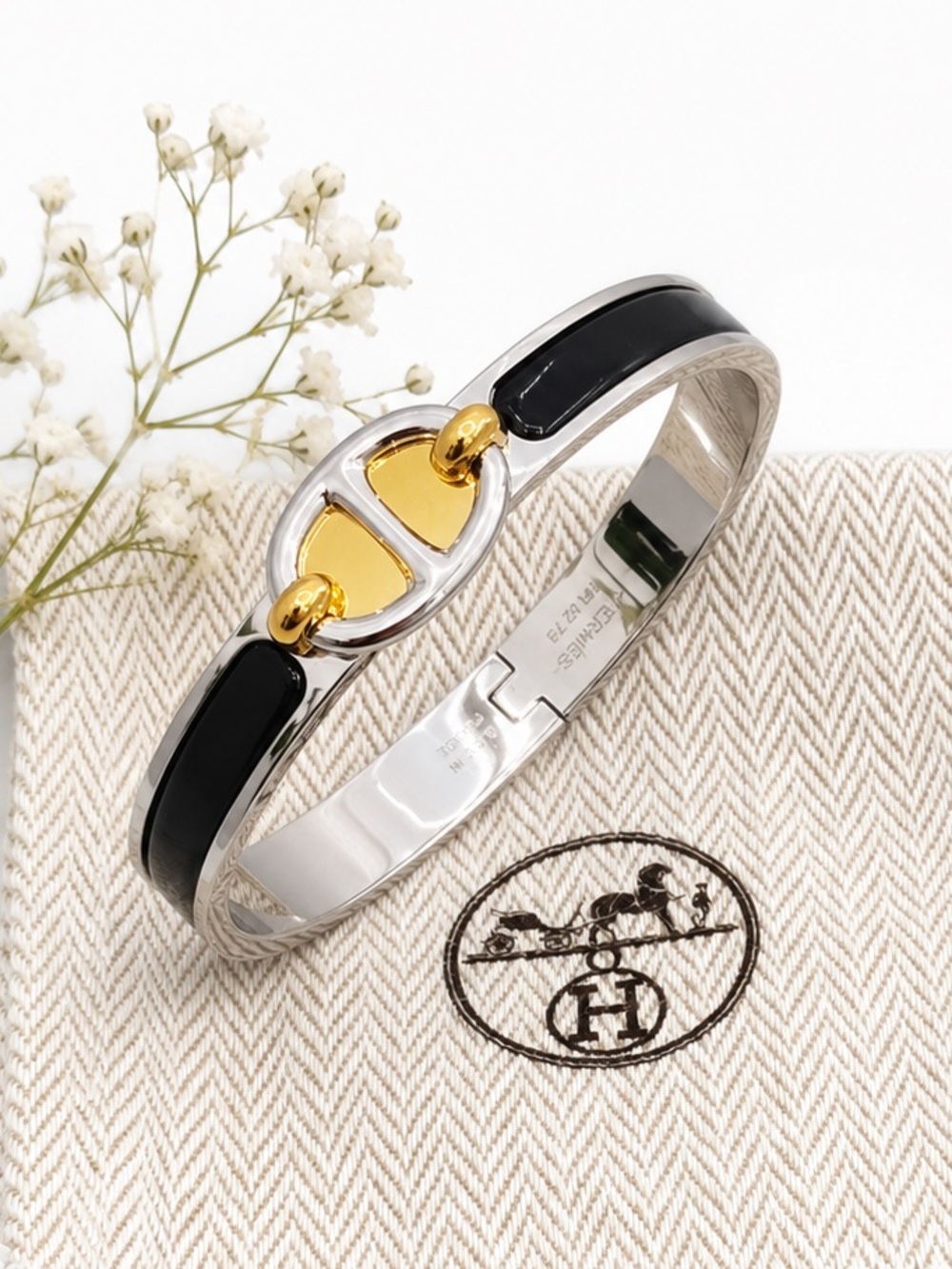 Hermès Mini Clic Chaîne d'Ancre Bracelet RETAIL $810+